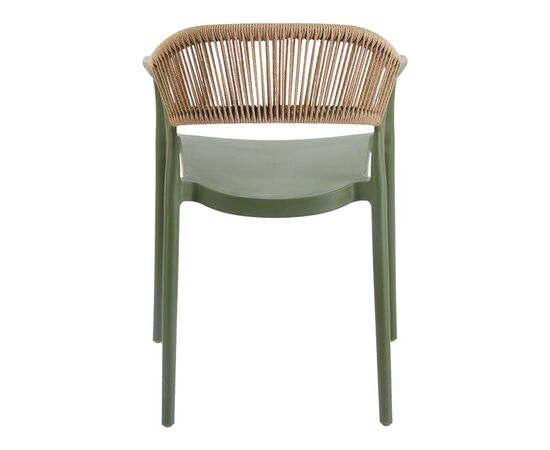 Πολυθρόνα Ankara pakoworld στοιβαζόμενη pp-pe rattan σε λαδί-φυσική απόχρωση 54x55.5x77εκ - ΚΑΡΕΚΛΕΣ - ΠΟΛΥΘΡΟΝΕΣ στο Milonadakis.gr