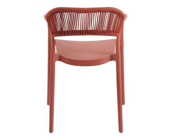 Πολυθρόνα Ankara pakoworld στοιβαζόμενη pp-pe rattan σε terracotta απόχρωση 54x55.5x77εκ - ΚΑΡΕΚΛΕΣ - ΠΟΛΥΘΡΟΝΕΣ στο Milonadakis.gr