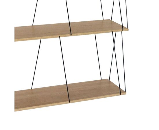 Βοηθητικό τραπέζι-ραφιέρα Tars pakoworld oak-μαύρο 80x30x69.2εκ - ΤΡΑΠΕΖΑΚΙΑ ΣΑΛΟΝΙΟΥ στο Milonadakis.gr