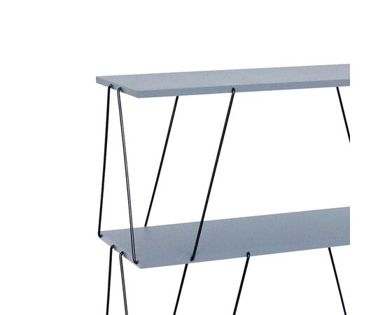 Βοηθητικό τραπέζι-ραφιέρα Tars pakoworld γκρι-μαύρο 80x30x69.2εκ - ΤΡΑΠΕΖΑΚΙΑ ΣΑΛΟΝΙΟΥ στο Milonadakis.gr