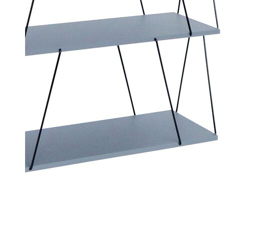 Βοηθητικό τραπέζι-ραφιέρα Tars pakoworld γκρι-μαύρο 80x30x69.2εκ - ΤΡΑΠΕΖΑΚΙΑ ΣΑΛΟΝΙΟΥ στο Milonadakis.gr