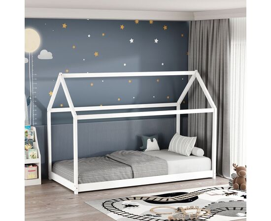 Παιδικό κρεβάτι Nino τ. Montessori pakoworld ξύλο πεύκου σε λευκή απόχρωση 90x190εκ - ΠΑΙΔΙΚΟ ΔΩΜΑΤΙΟ στο Milonadakis.gr