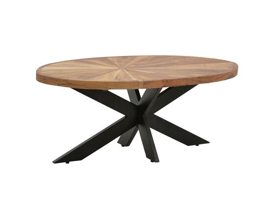 Τραπέζι σαλονιού Fardy pakoworld μασίφ ξύλο ακακίας σε φυσική απόχρωση με μαύρα μεταλλικά πόδια 120x60x45εκ - ΤΡΑΠΕΖΑΚΙΑ ΣΑΛΟΝΙΟΥ στο Milonadakis.gr