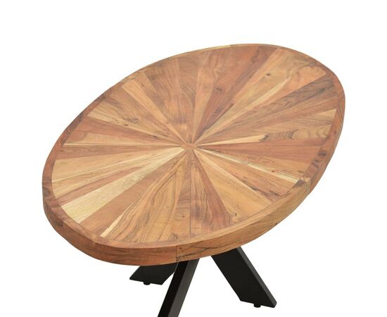 Τραπέζι σαλονιού Fardy pakoworld μασίφ ξύλο ακακίας σε φυσική απόχρωση με μαύρα μεταλλικά πόδια 120x60x45εκ - ΤΡΑΠΕΖΑΚΙΑ ΣΑΛΟΝΙΟΥ στο Milonadakis.gr