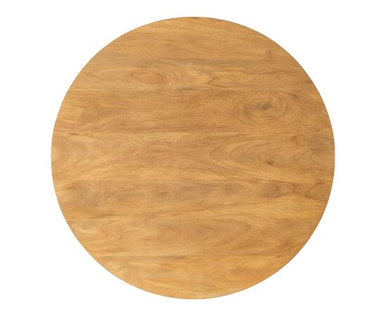 Τραπέζι Charmy pakoworld μασίφ ξύλο mango σε φυσική απόχρωση Φ130x76εκ - ΤΡΑΠΕΖΙΑ ΚΟΥΖΙΝΑΣ στο Milonadakis.gr