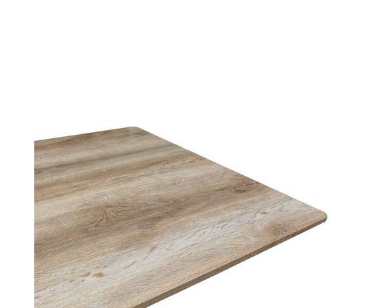 Τραπέζι Aragne pakoworld sonoma mdf με μαύρα μεταλλικά πόδια 160x90x75εκ - ΤΡΑΠΕΖΙΑ ΚΟΥΖΙΝΑΣ στο Milonadakis.gr