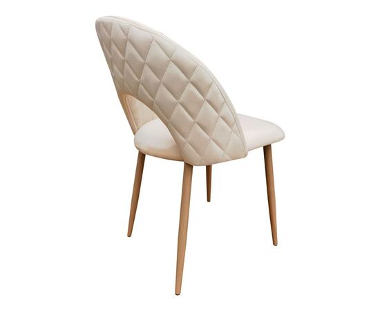 Καρέκλα Lovingo pakoworld βελούδο μπεζ με μεταλλικά πόδια σε φυσική απόχρωση 50x47x85.5εκ - ΚΑΡΕΚΛΕΣ - ΠΟΛΥΘΡΟΝΕΣ ΕΣ. στο Milonadakis.gr