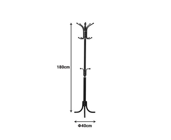 Καλόγερος Mendora pakoworld μέταλλο σε μαύρη απόχρωση 40x40x180εκ - ΚΑΛΟΓΕΡΟΙ - ΚΡΕΜΑΣΤΡΕΣ στο Milonadakis.gr