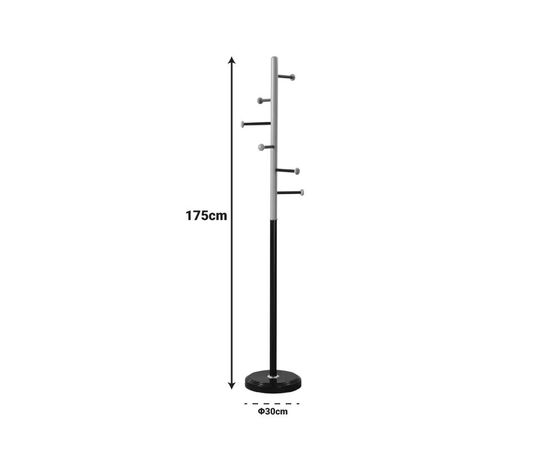 Καλόγερος Serea pakoworld μέταλλο σε μαύρη-φυσική απόχρωση Φ30x175εκ - ΚΑΛΟΓΕΡΟΙ - ΚΡΕΜΑΣΤΡΕΣ στο Milonadakis.gr