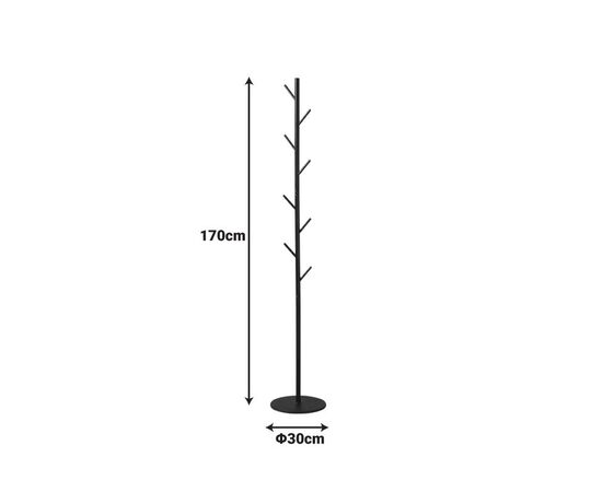 Καλόγερος Tebera pakoworld μέταλλο σε μαύρη απόχρωση Φ30x170εκ - ΚΑΛΟΓΕΡΟΙ - ΚΡΕΜΑΣΤΡΕΣ στο Milonadakis.gr