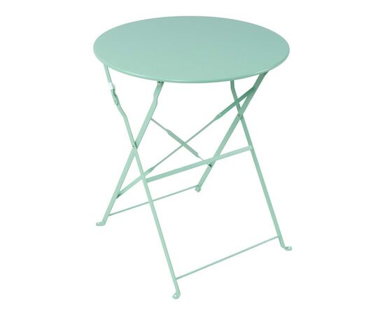 Τραπεζαρία Bistro pakoworld σετ 3τεμ μεταλλική αναδιπλούμενη σε μέντα απόχρωση Φ60x71εκ - ΣΕΤ ΤΡΑΠΕΖΑΡΙΕΣ στο Milonadakis.gr
