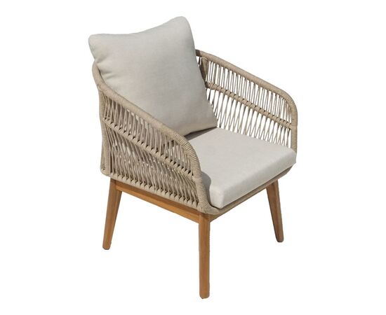 Πολυθρόνα Macrena pakoworld μασίφ ξύλο ακακίας-ύφασμα σε φυσική-μπεζ απόχρωση 65x72x78εκ - ΚΑΡΕΚΛΕΣ - ΠΟΛΥΘΡΟΝΕΣ στο Milonadakis.gr