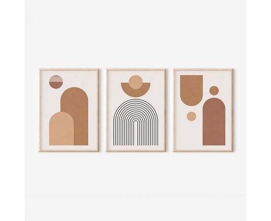 Πίνακας Jackalon  pakoworld τρίπτυχος με ψηφιακή εκτύπωση και πλαίσιο 33x1.5x48εκ - ΠΙΝΑΚΕΣ στο Milonadakis.gr