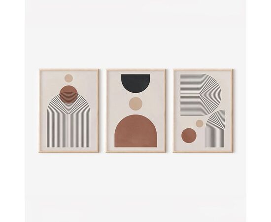 Πίνακας Klentie pakoworld τρίπτυχος με ψηφιακή εκτύπωση και πλαίσιο 33x1.5x48εκ - ΠΙΝΑΚΕΣ στο Milonadakis.gr