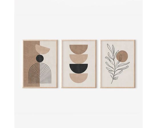 Πίνακας Voida pakoworld τρίπτυχος με ψηφιακή εκτύπωση και πλαίσιο 33x1.5x48εκ - ΠΙΝΑΚΕΣ στο Milonadakis.gr