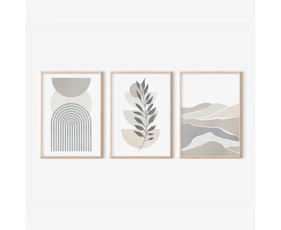 Πίνακας Werda pakoworld τρίπτυχος με ψηφιακή εκτύπωση και πλαίσιο 33x1.5x48εκ - ΠΙΝΑΚΕΣ στο Milonadakis.gr