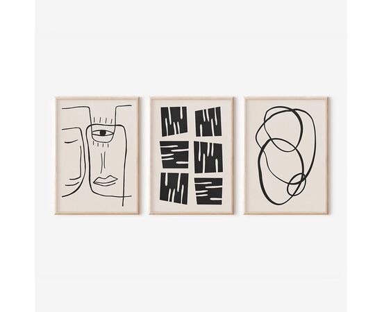 Πίνακας Lumora pakoworld τρίπτυχος με ψηφιακή εκτύπωση και πλαίσιο 33x1.5x48εκ - ΠΙΝΑΚΕΣ στο Milonadakis.gr