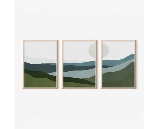 Πίνακας Orbis  pakoworld τρίπτυχος με ψηφιακή εκτύπωση και πλαίσιο 33x1.5x48εκ - ΠΙΝΑΚΕΣ στο Milonadakis.gr