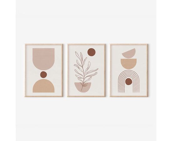 Πίνακας Stijo pakoworld τρίπτυχος με ψηφιακή εκτύπωση και πλαίσιο 33x1.5x48εκ - ΠΙΝΑΚΕΣ στο Milonadakis.gr