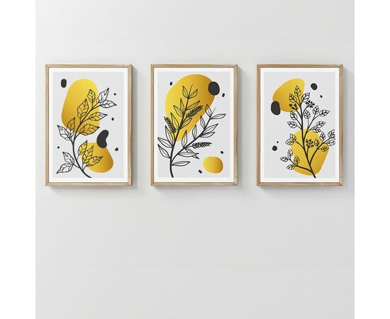 Πίνακας Jerif  pakoworld τρίπτυχος με ψηφιακή εκτύπωση και πλαίσιο 33x1.5x48εκ - ΠΙΝΑΚΕΣ στο Milonadakis.gr