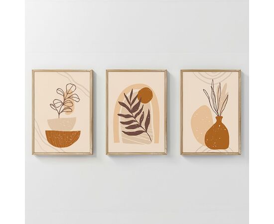 Πίνακας Zephy pakoworld τρίπτυχος με ψηφιακή εκτύπωση και πλαίσιο 33x1.5x48εκ - ΠΙΝΑΚΕΣ στο Milonadakis.gr