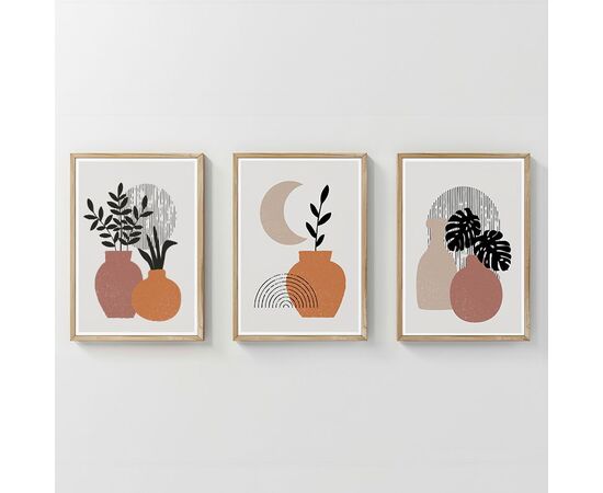 Πίνακας Erynd pakoworld τρίπτυχος με ψηφιακή εκτύπωση και πλαίσιο 33x1.5x48εκ - ΠΙΝΑΚΕΣ στο Milonadakis.gr