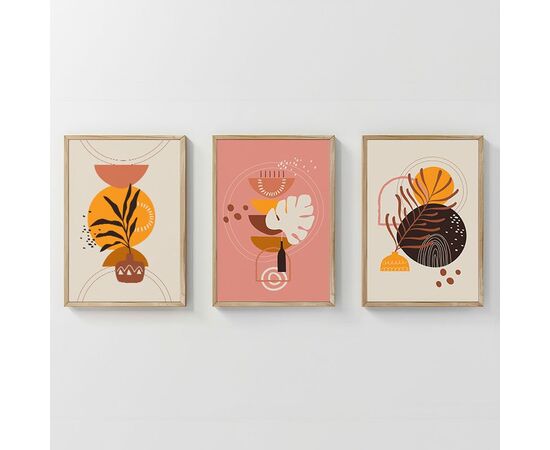 Πίνακας Solith pakoworld τρίπτυχος με ψηφιακή εκτύπωση και πλαίσιο 33x1.5x48εκ - ΠΙΝΑΚΕΣ στο Milonadakis.gr