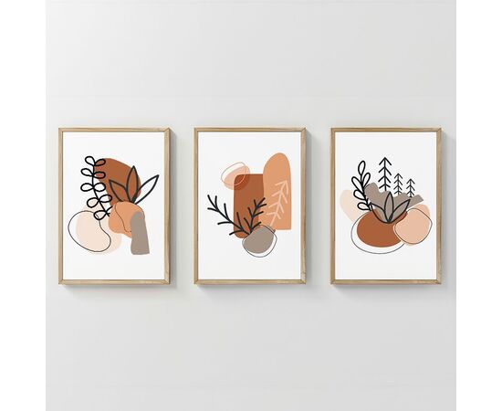 Πίνακας Vynor pakoworld τρίπτυχος με ψηφιακή εκτύπωση και πλαίσιο 33x1.5x48εκ - ΠΙΝΑΚΕΣ στο Milonadakis.gr