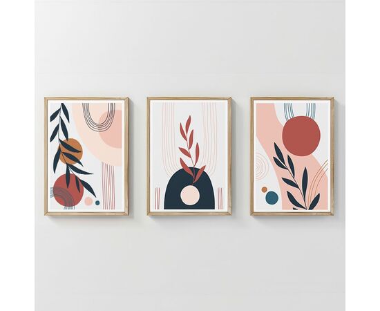 Πίνακας Caeris pakoworld τρίπτυχος με ψηφιακή εκτύπωση και πλαίσιο 33x1.5x48εκ - ΠΙΝΑΚΕΣ στο Milonadakis.gr