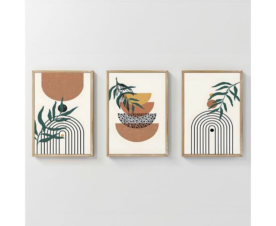 Πίνακας Mylen pakoworld τρίπτυχος με ψηφιακή εκτύπωση και πλαίσιο 33x1.5x48εκ - ΠΙΝΑΚΕΣ στο Milonadakis.gr