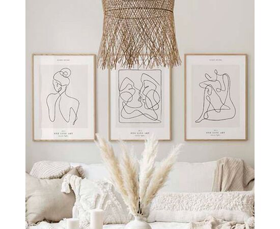 Πίνακας Aelith pakoworld τρίπτυχος με ψηφιακή εκτύπωση και πλαίσιο 33x1.5x48εκ - ΠΙΝΑΚΕΣ στο Milonadakis.gr