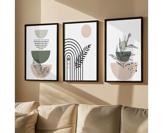 Πίνακας Elyra pakoworld τρίπτυχος με ψηφιακή εκτύπωση και πλαίσιο 33x1.5x48εκ - ΠΙΝΑΚΕΣ στο Milonadakis.gr