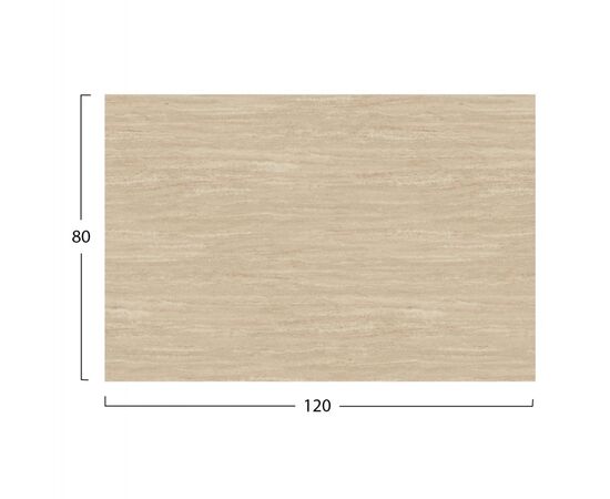 ΕΠΙΦΑΝΕΙΑ ΤΡΑΠΕΖΙΟΥ HPL ΟΡΘΟΓΩΝΙΑ HM5840.35 TRAVERTINE 120x80εκ. - ΚΑΠΑΚΙΑ HPL στο Milonadakis.gr