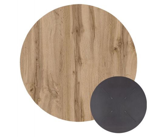 ΕΠΙΦΑΝΕΙΑ ΤΡΑΠΕΖΙΟΥ HPL ΣΤΡΟΓΓΥΛΗ HM5841.36 SONAMA OAK Φ60εκ. - ΚΑΠΑΚΙΑ HPL στο Milonadakis.gr