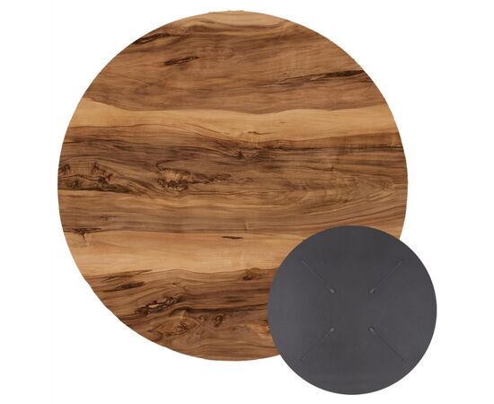 ΕΠΙΦΑΝΕΙΑ ΤΡΑΠΕΖΙΟΥ HPL ΣΤΡΟΓΓΥΛΗ HM5841.30 INDIAN SHESHAM Φ60εκ. - ΚΑΠΑΚΙΑ HPL στο Milonadakis.gr