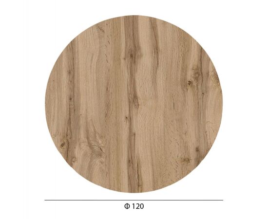 ΕΠΙΦΑΝΕΙΑ ΤΡΑΠΕΖΙΟΥ HPL ΣΤΡΟΓΓΥΛΗ HM6351.36 SONAMA OAK Φ120εκ. - ΚΑΠΑΚΙΑ HPL στο Milonadakis.gr