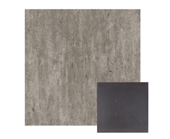 ΕΠΙΦΑΝΕΙΑ ΤΡΑΠΕΖΙΟΥ HPL ΤΕΤΡΑΓΩΝΗ HM5839.37 CONCRETE 80x80εκ. - ΚΑΠΑΚΙΑ HPL στο Milonadakis.gr
