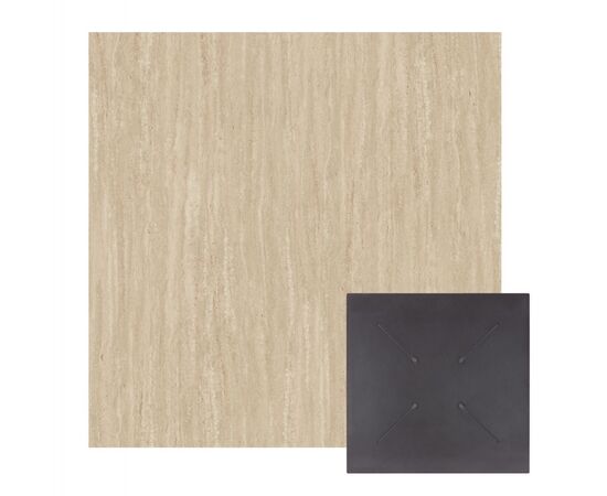 ΕΠΙΦΑΝΕΙΑ ΤΡΑΠΕΖΙΟΥ HPL ΤΕΤΡΑΓΩΝΗ HM5837.35 TRAVERTINE 60x60εκ. - ΚΑΠΑΚΙΑ HPL στο Milonadakis.gr