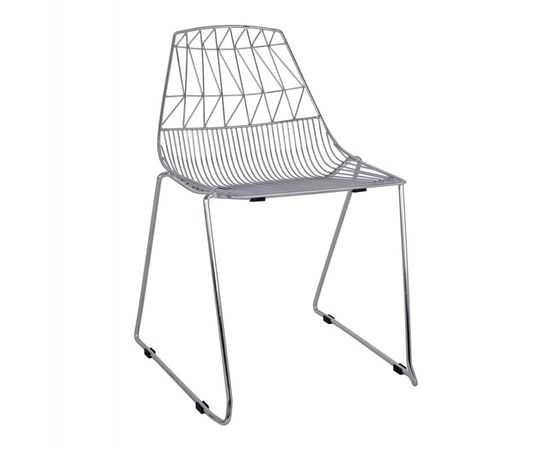 ΚΑΡΕΚΛΑ ΜΕΤΑΛΛΙΚΗ ΑΣΗΜΙ ICARUS HM8010.10 54x57x79cm - ΚΑΡΕΚΛΕΣ - ΠΟΛΥΘΡΟΝΕΣ ΕΣ. στο Milonadakis.gr