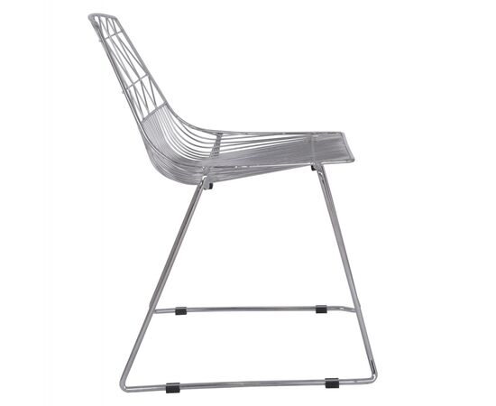 ΚΑΡΕΚΛΑ ΜΕΤΑΛΛΙΚΗ ΑΣΗΜΙ ICARUS HM8010.10 54x57x79cm - ΚΑΡΕΚΛΕΣ - ΠΟΛΥΘΡΟΝΕΣ ΕΣ. στο Milonadakis.gr