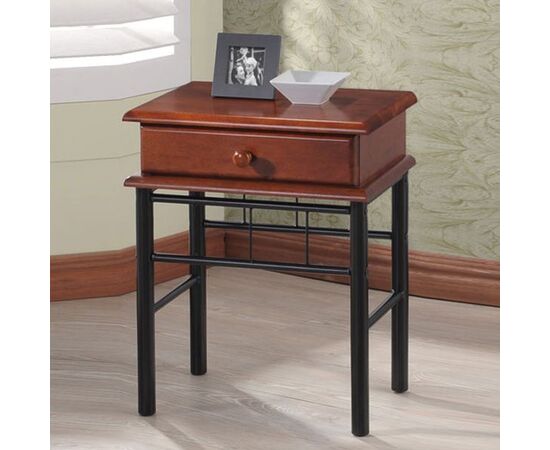 ΚΟΜΟΔΙΝΟ REVEN HM307 ΑΠΟ ΜΕΤΑΛΛΟ ΚΑΙ ΞΥΛΟ ΜΕ 1ΣΥΡΤΑΡΙ 45x43x58 εκ. - ΚΟΜΟΔΙΝΑ στο Milonadakis.gr