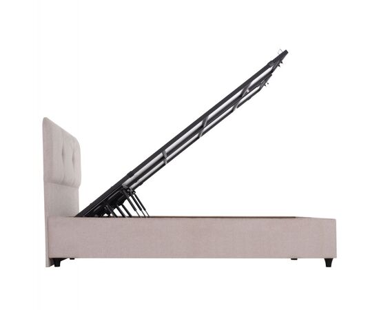 ΚΡΕΒΑΤΙ ΜΕ ΑΠΟΘ.ΧΩΡΟ DOLORES HM631.32 ΜΠΕΖ ΥΦΑΣΜΑ- ΓΙΑ ΣΤΡΩΜΑ 160x200εκ - ΚΡΕΒΑΤΙΑ στο Milonadakis.gr