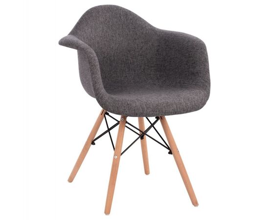 ΠΟΛΥΘΡΟΝΑ ΜΕ ΞΥΛΙΝΑ ΠΟΔΙΑ & ΜΕ ΥΦΑΣΜΑ ΓΚΡΙ MIRTO HM005.60 63x57x81 εκ. - ΚΑΡΕΚΛΕΣ - ΠΟΛΥΘΡΟΝΕΣ ΕΣ. στο Milonadakis.gr