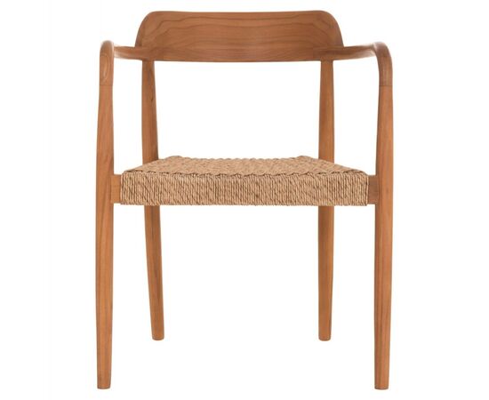 ΠΟΛΥΘΡΟΝΑ ΤΡΑΠΕΖΑΡΙΑΣ ROBBY HM18350 ΞΥΛΟ TEAK & ΣΧΟΙΝΙ VIRO ΦΥΣΙΚΟ 55x50x71Υεκ. - ΚΑΡΕΚΛΕΣ - ΠΟΛΥΘΡΟΝΕΣ ΕΣ. στο Milonadakis.gr