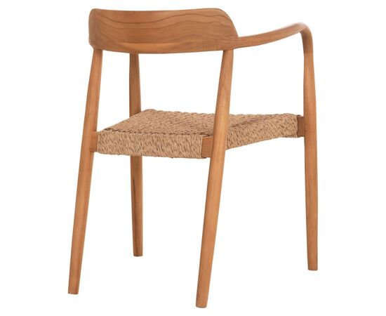 ΠΟΛΥΘΡΟΝΑ ΤΡΑΠΕΖΑΡΙΑΣ ROBBY HM18350 ΞΥΛΟ TEAK & ΣΧΟΙΝΙ VIRO ΦΥΣΙΚΟ 55x50x71Υεκ. - ΚΑΡΕΚΛΕΣ - ΠΟΛΥΘΡΟΝΕΣ ΕΣ. στο Milonadakis.gr