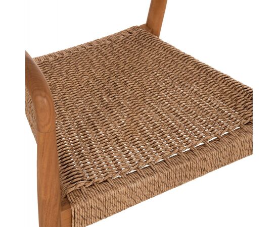 ΠΟΛΥΘΡΟΝΑ ΤΡΑΠΕΖΑΡΙΑΣ ROBBY HM18350 ΞΥΛΟ TEAK & ΣΧΟΙΝΙ VIRO ΦΥΣΙΚΟ 55x50x71Υεκ. - ΚΑΡΕΚΛΕΣ - ΠΟΛΥΘΡΟΝΕΣ ΕΣ. στο Milonadakis.gr