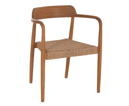 ΠΟΛΥΘΡΟΝΑ ΤΡΑΠΕΖΑΡΙΑΣ ROBBY HM18350 ΞΥΛΟ TEAK & ΣΧΟΙΝΙ VIRO ΦΥΣΙΚΟ 55x50x71Υεκ. - ΚΑΡΕΚΛΕΣ - ΠΟΛΥΘΡΟΝΕΣ ΕΣ. στο Milonadakis.gr