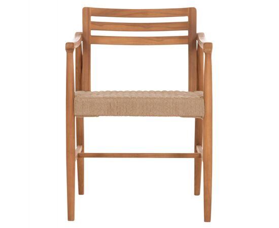 ΠΟΛΥΘΡΟΝΑ ΤΡΑΠΕΖΑΡΙΑΣ ROBIN HM18351 ΞΥΛΟ TEAK & ΣΧΟΙΝΙ VIRO ΦΥΣΙΚΟ 53,5x60x78Υεκ - ΚΑΡΕΚΛΕΣ - ΠΟΛΥΘΡΟΝΕΣ ΕΣ. στο Milonadakis.gr