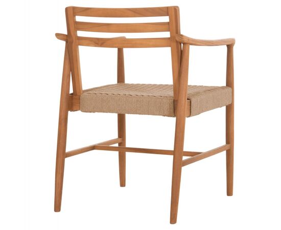 ΠΟΛΥΘΡΟΝΑ ΤΡΑΠΕΖΑΡΙΑΣ ROBIN HM18351 ΞΥΛΟ TEAK & ΣΧΟΙΝΙ VIRO ΦΥΣΙΚΟ 53,5x60x78Υεκ - ΚΑΡΕΚΛΕΣ - ΠΟΛΥΘΡΟΝΕΣ ΕΣ. στο Milonadakis.gr