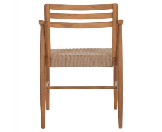 ΠΟΛΥΘΡΟΝΑ ΤΡΑΠΕΖΑΡΙΑΣ ROBIN HM18351 ΞΥΛΟ TEAK & ΣΧΟΙΝΙ VIRO ΦΥΣΙΚΟ 53,5x60x78Υεκ - ΚΑΡΕΚΛΕΣ - ΠΟΛΥΘΡΟΝΕΣ ΕΣ. στο Milonadakis.gr